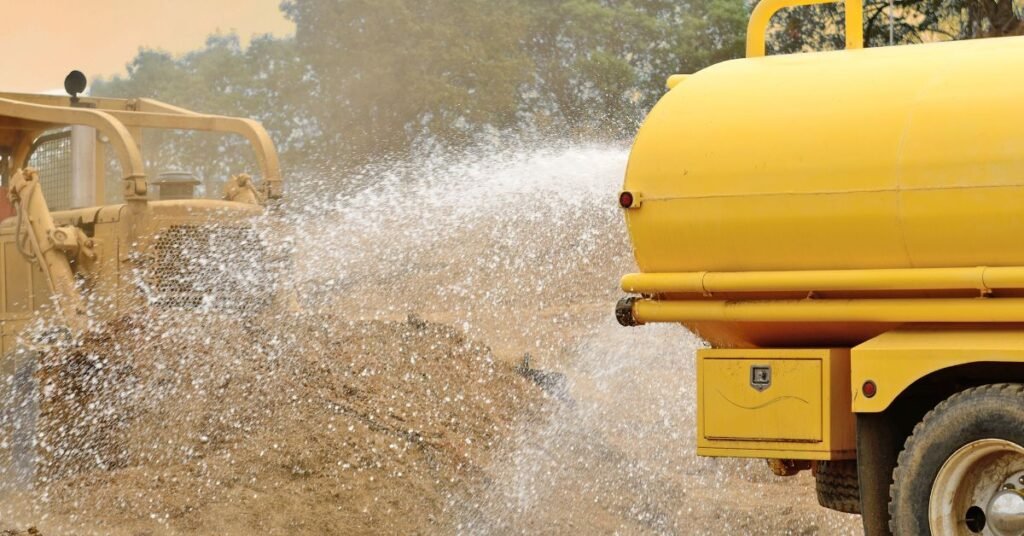 Image of Water Trucks for Demolition Dust Control.